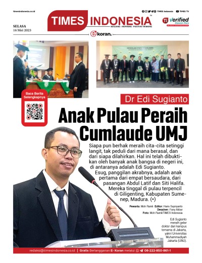 Edisi Selasa, 16 Mei 2023: E-Koran, Bacaan Positif Masyarakat 5.0