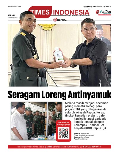 Edisi Selasa, 16 Mei 2023: E-Koran, Bacaan Positif Masyarakat 5.0