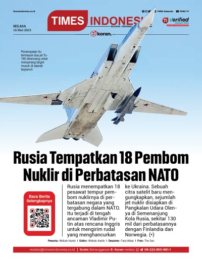 Edisi Selasa, 16 Mei 2023: E-Koran, Bacaan Positif Masyarakat 5.0