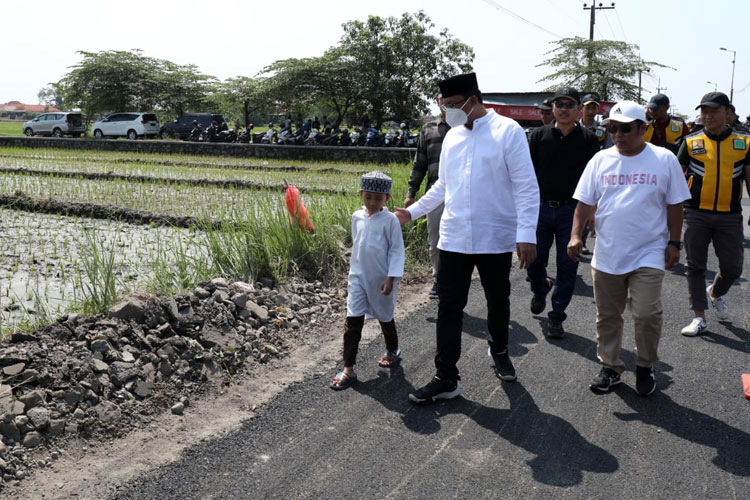 Pemkab Sidoarjo Rencanakan Beton dan Perlebar Jalan Penghubung Tiga Desa Kecamatan Wonoayu