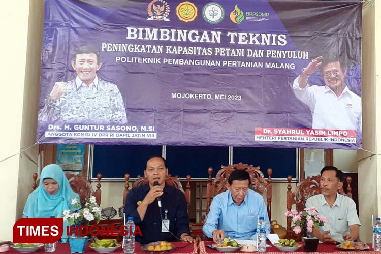 Sinergi Polbangtan Malang dan Komisi IV DPR RI, Tingkatkan Kapasitas Petani Penyuluh di Mojokerto