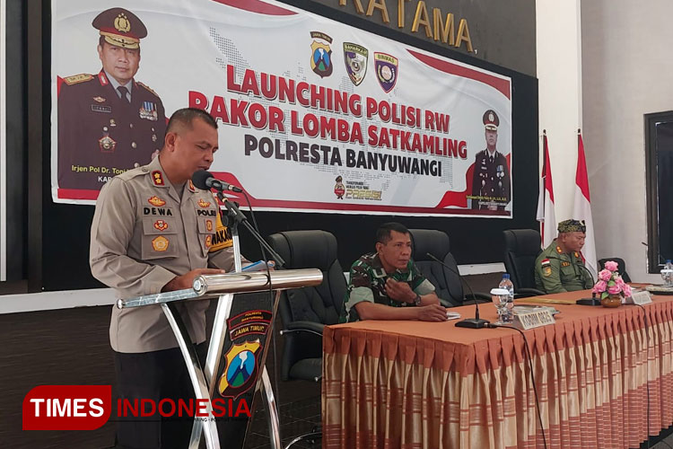 Polresta Banyuwangi Punya Polisi RW, Masyarakat Dijamin Makin Aman