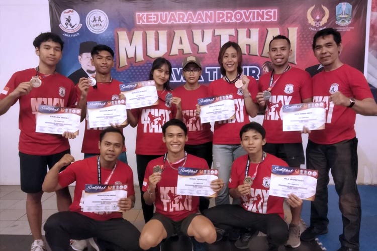 Boyong Medali Kejurprov Jatim 2023, Muathay Kota Malang Siap Sambut Laga Poprpov 2023