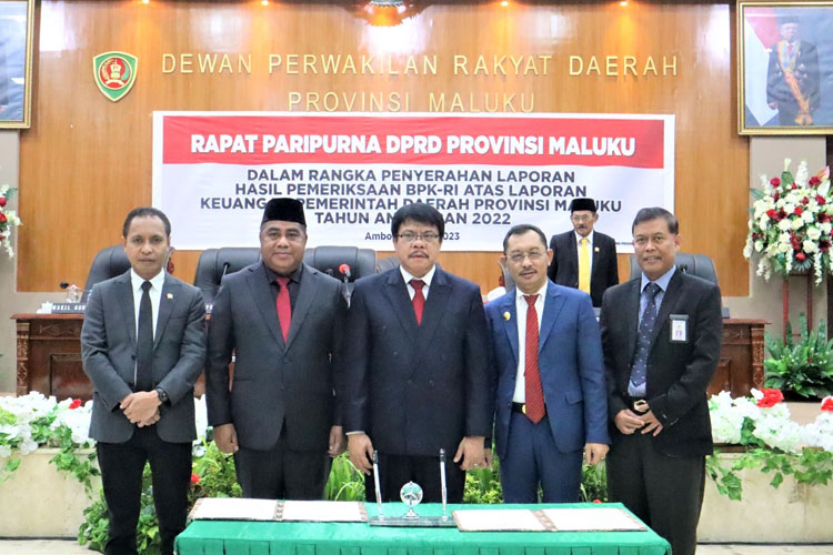 DPRD Bangga Provinsi Maluku Raih Opini WTP Empat Tahun Berturutan
