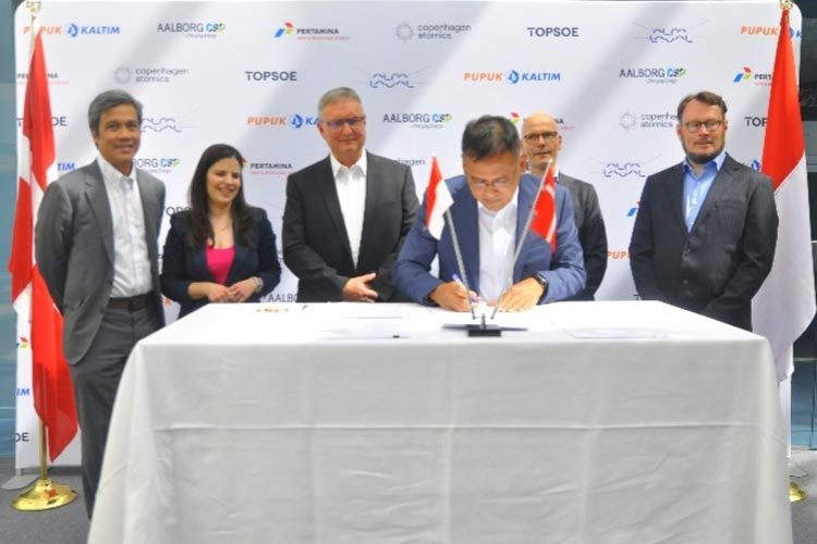 Pupuk Kaltim Gagas Kerja Sama dengan Copenhagen Atomics Kembangkan Green Amonia