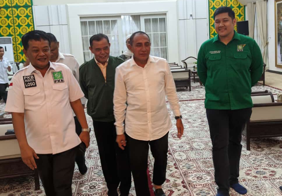 Maju Dapil Sumut 1, Jubir PKB Ini Silaturahmi dengan Gubernur Sumut