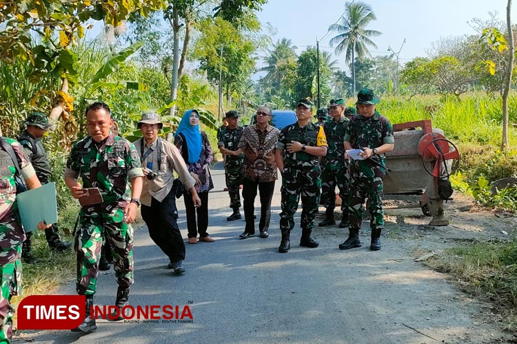 Tim Wasev Mabes TNI AD Tinjau TMMD di Bondowoso, Ini Harapannya