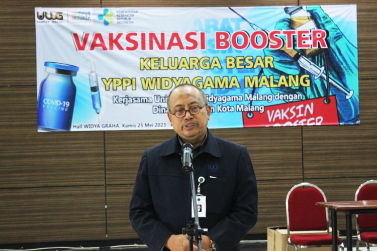 Vaksinasi Booster II untuk Keluarga Besar YPPI Widyagama Malang