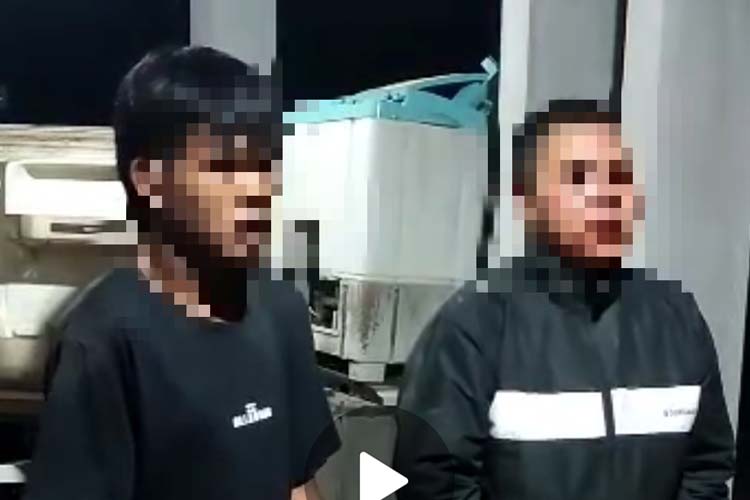 Viral Dua Remaja di Blitar Kepergok Curi Motor, Dihukum Bernyanyi oleh Warga