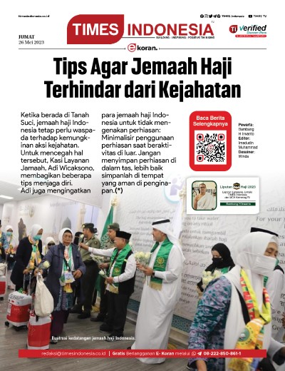 Edisi Jumat, 26 Mei 2023: E-Koran, Bacaan Positif Masyarakat 5.0 