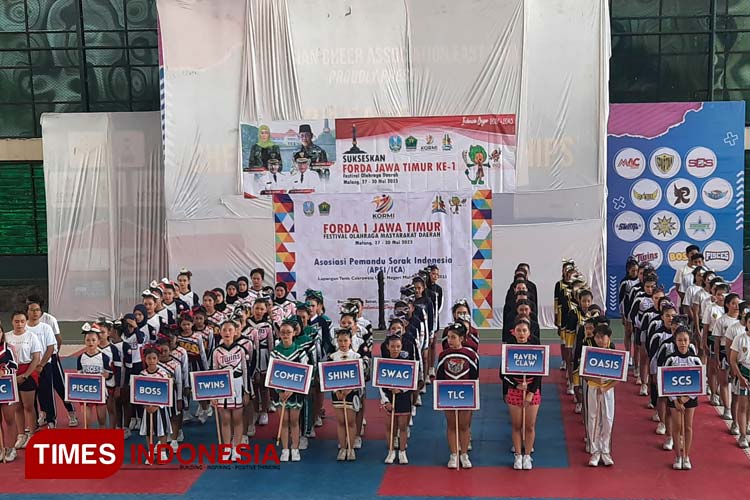 12 Tim Cheerleader Siap Bersaing dalam FORDA JATIM Pertama
