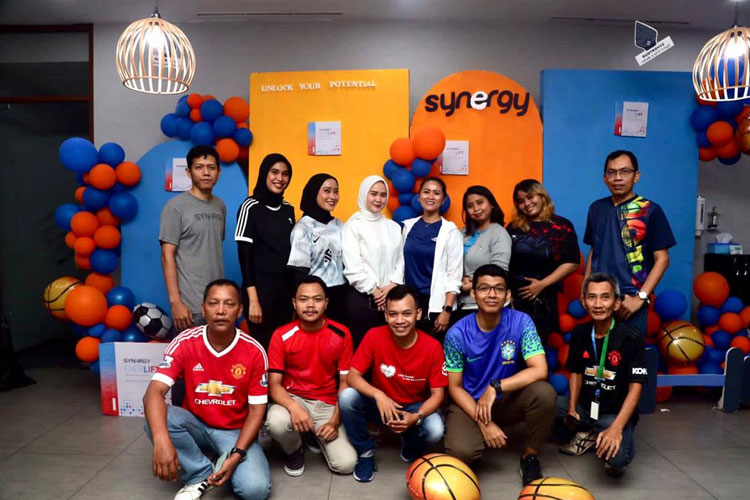 Synergy WorldWide Indonesia dalam acara ulang tahunnya yang ke-18 di FX Mall Jakarta Sabtu (27/5/2023), meluncurkan produk baru yaitu Enerlift. (FOTO: Moh Ramli/TIMES Indonesia)