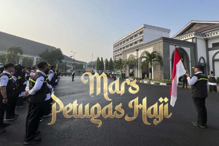 Kemenag merilis Mars Petugas Haji. (Foto: Tangkapan Layar)