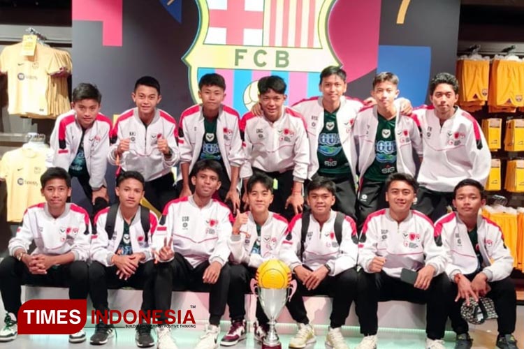 Tim ISA Lombok FC U-16 berhasil menjuarai Barcelona Football Festival 2023. (FOTO: Media Officer Lombok FC for TIMES Indonesia) 