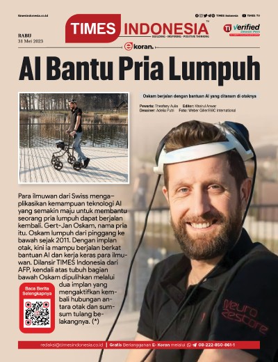 Edisi Rabu, 31 Mei 2023: E-Koran, Bacaan Positif Masyarakat 5.0