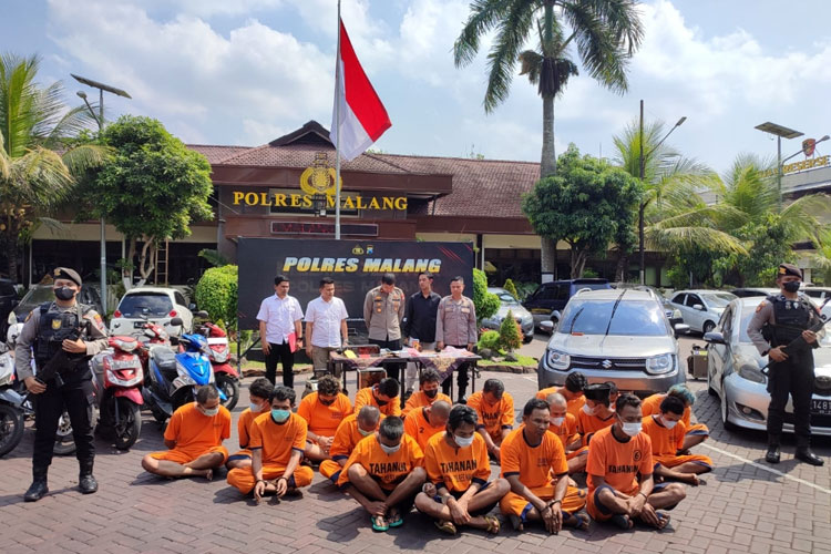 Polres Malang Ungkap 138 Kasus Curat Selama Operasi Sikat Semeru 2023