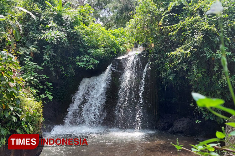 Air Terjun Antogan di New Antogan Waterpark and Waterfall yang berlokasi di Dusun Krajan, Desa Buder, Kecamatan Kabat, Banyuwangi, Jawa Timur. (Foto: Anggara Cahya/TIMES Indonesia)