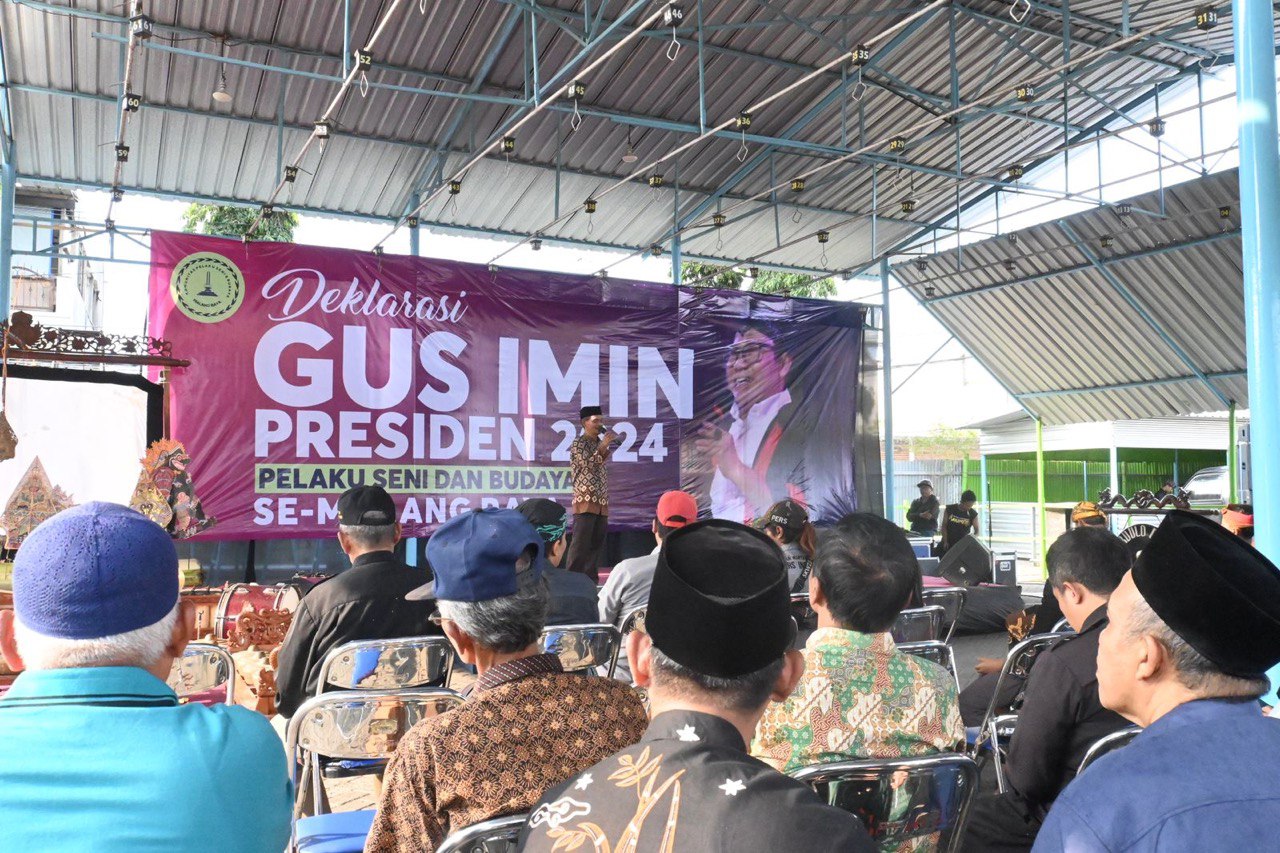 Pegiat Seni Malang Raya Deklarasi Gus Imin Presiden 2024