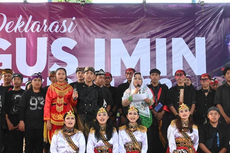 Komunitas seni dan budaya di Malang Raya terus menyuarakan dukungan mereka kepada Muhaimin Iskandar sebagai calon Presiden dalam Pemilu 2024. (Foto: dok TIN)
