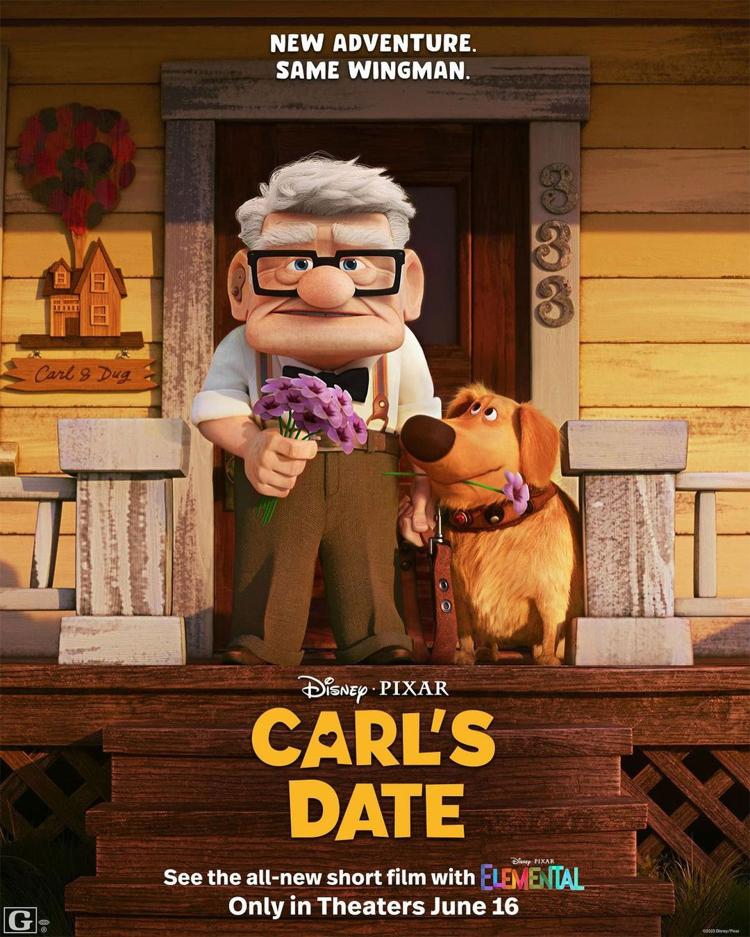 Sekuel Film Up Carl s Date Jadi Film Pembuka Elemental TIMES Malang