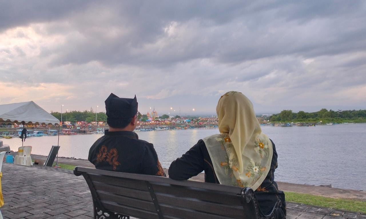 Senja di Marina Boom Banyuwangi. (Foto: TIMES Indonesia Biro Banguwangi)