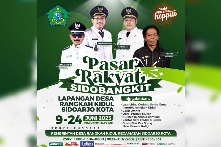 Ngopi Bareng Gratis di Pembukaan Pasar Rakyat Sidobangkit Rangkah Kidul Sidoarjo