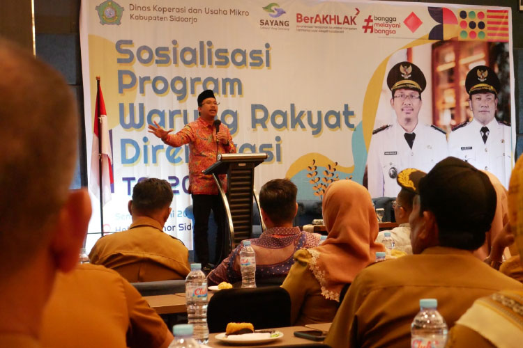 Perkuat Ekonomi Mikro, Bupati Sidoarjo Target 400 Warung Rakyat Direnovasi Tahun 2023