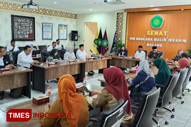 Senat UIN Imam Bonjol Padang saat melakukan kunjungan ke UIN Maliki Malang, Senin (5/6/2023). (FOTO: Humas UIN Malang for TIMES Indonesia)