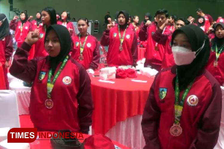 Ilustrasi sejumlah atlet Kabupaten Kediri (Foto: Yobby/Times Indonesia)