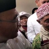 Momen Bahagia Jamaah Haji Tertua Kabupaten Blitar Bertemu Menko PMK di Tanah Suci