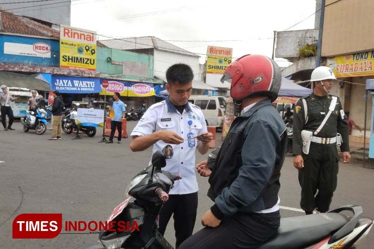 Ratusan Kendaraan Terjaring Operasi KTMDU P3DW Kota Banjar