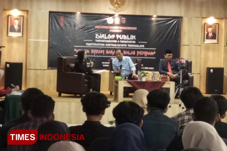 Dorong Pemahaman Proesdur Hukum, BEM STHG Gelar Dialog Restorative Justice