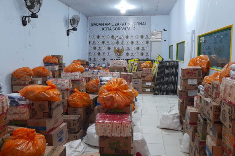 Paket bantuan yang akan diberikan ke pelaku usaha produktif, yang tersebar di empat wilayah kecamatan di Kota Gorontalo. (Foto: Humas Pemkot Gorontalo)