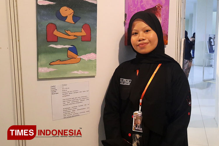 Hobi Melukis Sejak Pandemi, Ersha Afriliani Pamerkan Lukisan di Insan Exhibition UB