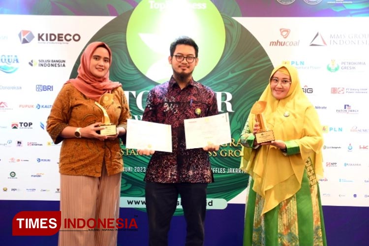 Penghargaan Ajang TOP CSR Awards 2023 kembali dipertahankan Badak LNG. (FOTO: Magda for TIMES Indonesia)