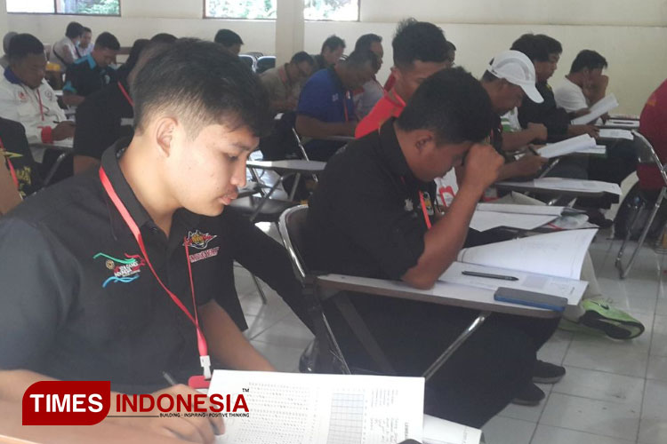 Kuatkan Persiapan Mental, Puluhan Pelatih Kabupaten Kediri Lakoni Tes Psikologi