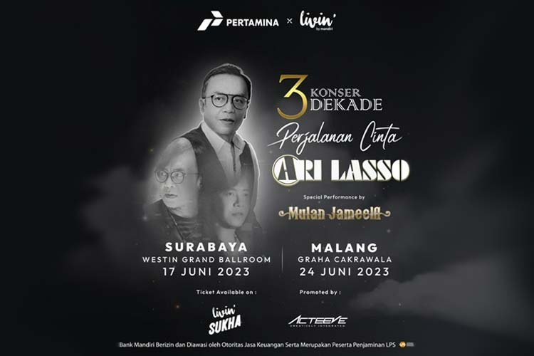 Siap-Siap, Ari Lasso Bakal Sapa Penggemar di Malang dalam Konser 3 Dekade Perjalanan Cinta