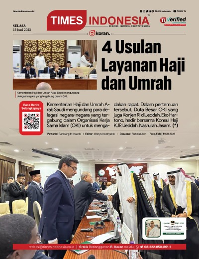 Edisi Selasa, 13 Juni 2023: E-Koran, Bacaan Positif Masyarakat 5.0