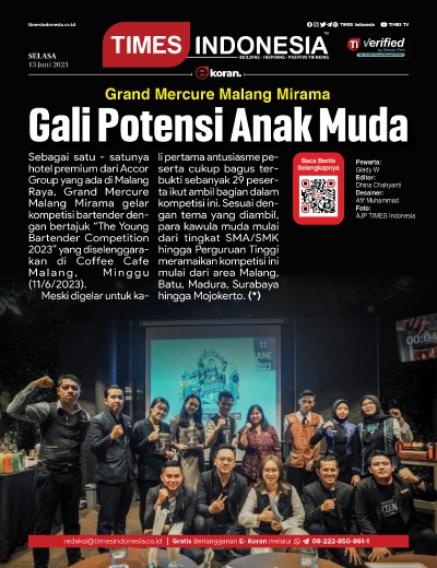 Edisi Selasa, 13 Juni 2023: E-Koran, Bacaan Positif Masyarakat 5.0