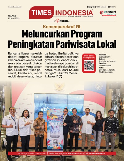 Edisi Selasa, 13 Juni 2023: E-Koran, Bacaan Positif Masyarakat 5.0