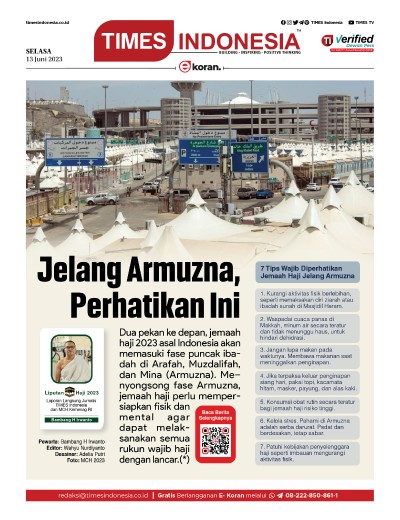 Edisi Selasa, 13 Juni 2023: E-Koran, Bacaan Positif Masyarakat 5.0