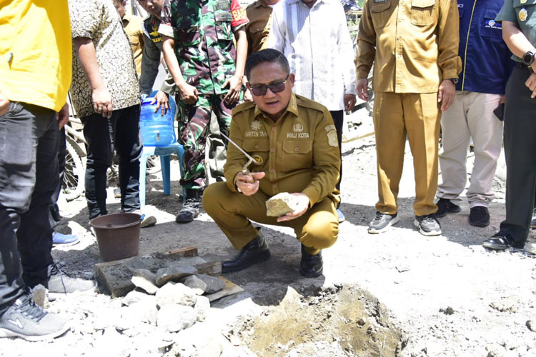 Rumah Layak Huni di Kawasan Santorini Kota Gorontalo Mulai Dibangun