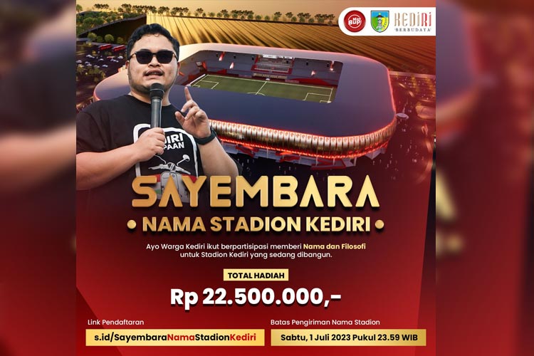 Mas Bup Dhito Adakan Sayembara Nama Stadion