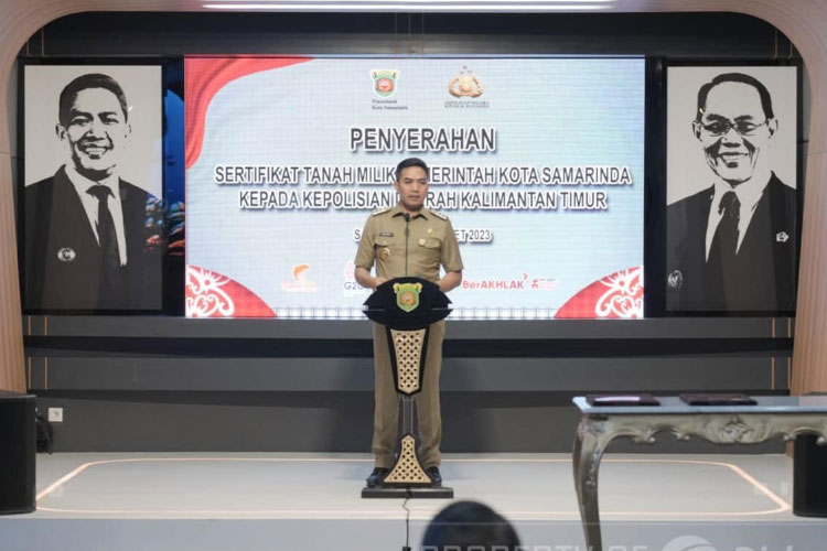 Bangun Sinergitas, Pemkot Samarinda Hibahkan Tanah ke Polda Kaltim