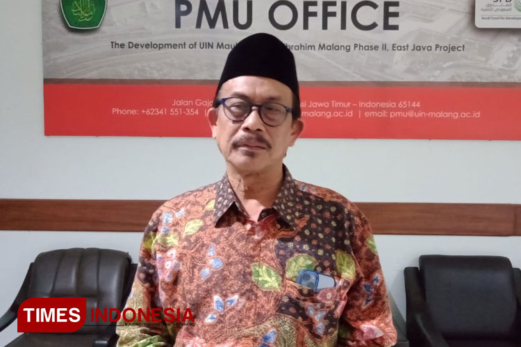 Rektor UIN Maliki Malang, Prof. Dr. H.M. Zainuddin, MA. (Foto: Achmad Fikyansyah/TIMES Indonesia)