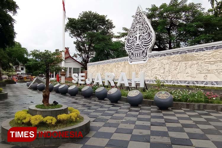 Ruang publik Taman Sejarah Kabupaten Majalengka. (FOTO: Hendri Firmansyah/TIMES Indonesia)