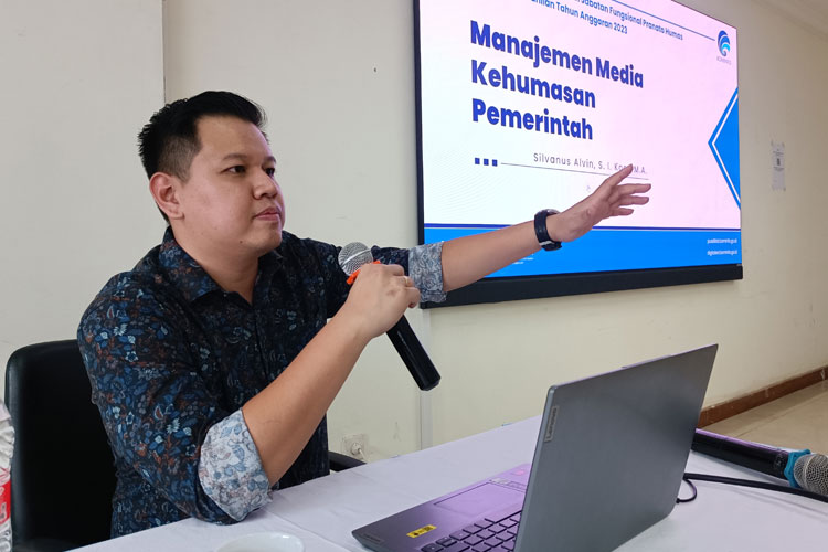 Diklat JFPH Angkatan IV Kominfo, Belajar Bersama Pakar Humas Silvanus Alvin