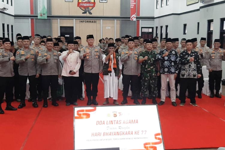 Rangkaian Hari Bhayangkara, Polres Tasikmalaya Gelar Doa Lintas Agama