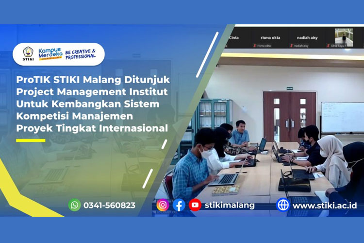 ProTIK STIKI Malang Ditunjuk Project Management Institut Untuk Kembangkan Sistem Kompetisi Manajemen Proyek Tingkat Internasional