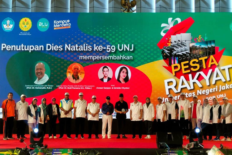 Pesta Rakyat, Puncak Penutupan Dies Natalis ke-59 UNJ (17/6/23). (FOTO: AJP TIMES Indonesia)